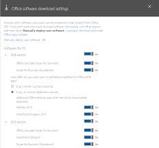 Get the latest info on new features, bug fixes, and security updates for office 365/microsoft 365 for windows as they roll out from microsoft. Configuring Office 365 Software Download Settings For End User Installs