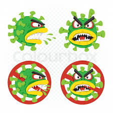 The coronavirus cartoon furore has spread to social media. Coronavirus Cartoon Illustration Set Stock Vector Colourbox