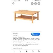 Idéale pour poser télécommandes, revues ou tasses ou verres, une table basse est l'indispensable acolyte du canapé dans un salon. Table Basse Ikea Achat Pas Cher Neuf Et Occasion Rakuten