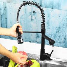 5% coupon applied at checkout. Oil Rubbed Bronze Kitchen Faucet Single Handle Pull Down Sprayer Sink Mixer Tap Shopee Singapore