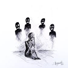 Marco Reynaldi | TRASTORNO DE ANSIEDAD SOCIAL . . #arte #art #artesvisuales  #visualart #dibujo #draw #drawing #dibujosbolígrafo #blancoynegro # trastornos... | Instagram