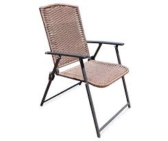 Wilson Fisher Brown Resin Wicker Folding Chair Big Lots Resin Wicker Affordable Outdoor Furniture Folding Chair