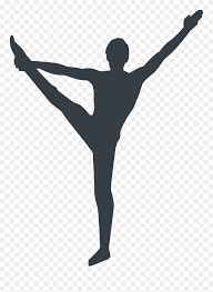 At the beginning of the stroke, the hand extends out, away from your body. Transparent Gymnastics Silhouette Png Kick Up Gymnastics Clipart 5591686 Pinclipart