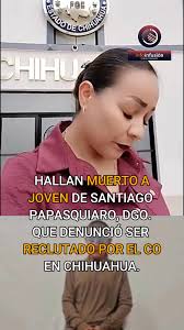 ⚫️|| Hallan sin vida a Josué, duranguense desaparecido en Chihuahua  #Durango El joven de 17 años, originario de Santiago Papasquiaro, había  desaparecido en abril; su madre confirmó el hallazgo y agradeció el