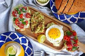 Eggplant is high in fiber but low in calories so it's great to cook with. Avocado Toast Four Ways Breakfast Can T Get Healthier Than This Aj Cooks