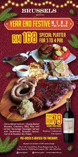 Prices and availability are subject to change. December Festive Platter Promo Brussels Galerie Facebook