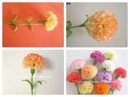 A Blog About Clay Flower Art Real Looking Flowers Made Out Of Thai Clay And Japanese Luna Clay By Priya Nanthakum Clay Flowers Carnations Polymer Clay Flowers