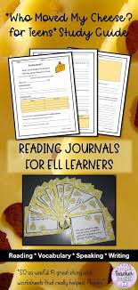 Novel Study Guide Bundle For Who Moved My Cheese For Teens Print Online Files Reading Journal Vocabulary Task Cards Novel Studies