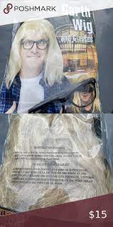 Garth Wig Costume Snl Wig And Glasses Only Accessories Wigs Garth Man Shop