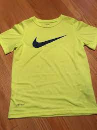 Youth Boys Nike Dri Fit T Shirt Size Small Yellow With Blue Logo Fashion Clothing Shoes Accessories Kidsclothing Dri Fit T Shirts Boys T Shirts Shirt Size
