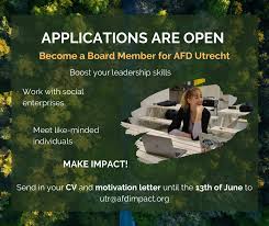 Principal staff officer's office appointment: Academics For Development Utrecht Posts Facebook