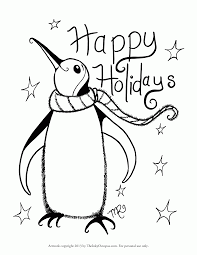 There are many free printable holiday coloring pages for kids. Happy Holidays Coloring Pages Printable Coloring Home