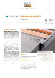 Schlüter & maack is a trusted supplier of safe ingredients to the food industry. All Schluter Systems Catalogs And Technical Brochures