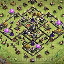 Base clash of clans town hall 9 tipe hybrid. Best Th9 Base Layouts With Links 2021 Copy Town Hall Level 9 Coc Bases