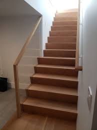 Especially beautiful is that they are made of oak with a beautiful red color and knocks that. Perfect Glass And Wood Combination Glass Railing Stairs Wood Staircase Staircase Frames