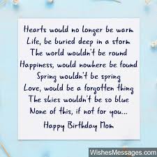 Give your friend a chocolate muffin with this card, tell them that happy birthday! Birthday Poems For Mom Wishesmessages Com