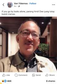 In Defense of Ronald Llamas It started last week, with a senator who  criticized Ronald Llamas for being a “political analyst” with biases. The  senator took
