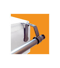 Nous produisons et vendons tringle à rideau sans percer. Support De Tringle Blanc Ronde Sans Percage Pour Coffre De Volet Roulant