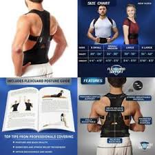 details about back brace posture corrector xl best fully adjustable support brace improves