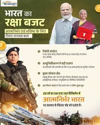 आत्मनिर्भर भारत की ओर एक और कदम। इस साल भारत के रक्षा बजट में 15% वृद्धि के साथ, सशस्त्र बलों के लिए अत्याधुनिक उपकरण और संसाधन प्रदान किए ...