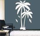 Palm tree wall sisustukseen