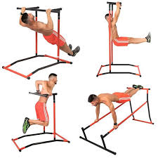 Gobeast Portable Pull Up Dip Station Pull Ups Dip Station No Equipment Workout
