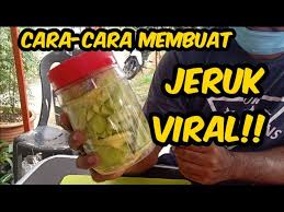 Wah, kecur air liur tengok jeruk mangga asam boi ni kat fb. Cara Cara Membuat Jeruk Mangga Asam Boi Viral Youtube