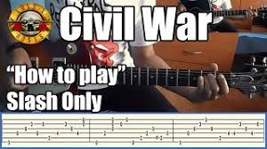 Guns n' roses civil war use your illusion ii. Civil War Guns N Roses Cover Tab Lesson Tutorial Guitar Tab