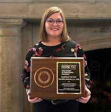 TSPE South Plains Chapter Named Heather K. Engineer of the Year