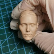 Blank 1/6 Scale The Scarlet Witch 4.0 Wanda Head Sculpt Unpainted Fit 12"  Figure