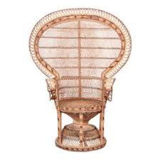 1970s Bohemian Wicker Emanuelle Peacock Chair For Sale Wicker Wicker Peacock Chair Peacock Chair