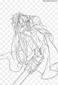 Posted on july 28, 2020 by abckids. Ciel Phantomhive Black Butler Coloring Book Drawing Line Art Book Angle White Png Pngegg