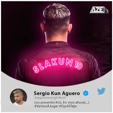 Aguero is nicknamed kun and has the name kun aguero printed on the back of his shirts instead of sergio aguero. Tv Azteca Deportes Facebook