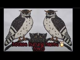 Barulah buat kedua sayap yang nampak terbang, hiasi ekor dengan beberapa garis baru. Tutorial Membuat Kolase Burung Hantu Owl Dari Biji Bijian Youtube