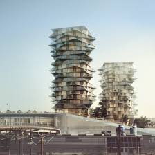 Big Has Revealed Renderings Of A Pair Of High Rise Residential Towers With Spiky Facades Green Architecture Residential Building Design Biophilic Architecture