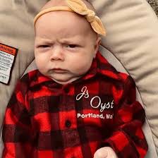 Miss Etta (daughter of our Audrey) was visibly upset when she found out J's  doesn't have Similac