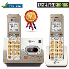 At T Home Office Phone 2 Handset Cordless Answering System Call Id Call Waiting Att Cordless Phone Phone Handset