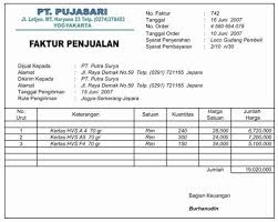 Ada juga beberapa oknum yang mempermainkan faktur penjualan, faktur tersebut biasanya disebut sebagai faktur penjualan kosong. Contoh Nota Penjualan Cara Golden