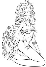 Lineart Mermaids