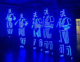 First Led Suit In Which Were Led Strips Inside The Costume Michael Jackson Party Tron Costume Led Light Suit