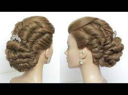 Easy Twisted Updo Hairstyle For Long Hair Tutorial Youtube Party Hairstyles For Long Hair Long Hair Tutorial Hair Styles