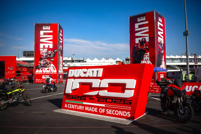 Celebrating a century of absolute speed at Misano., AI generated