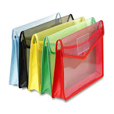 Plastic Wallet A4 Plastic File Wallet Document Folder Premium Poly Pockets Envelope With Business Card Holder Pack O Document Folder Pocket Envelopes Folders