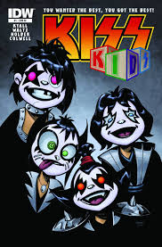 But This Subscription Variant Cover Isn T Even A Kid At All True But It Is A Great Image By Animation Whiz Bruce Timm A Kiss Rock Bands Kiss Art Comics