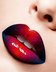 Black And Red Lipstick Ombre Beautiful Ombre Lips For A Classy Look Ombre Lips Beautiful Makeup Lip Makeup