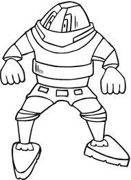 Disegno Di Robot In Posa Da Combattimento Da Colorare Disegni Da Colorare E Stampare Gratis