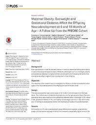 Pdf Maternal Obesity Overweight And Gestational Diabetes