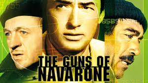One of my Dad's favorite films 1961- 'The Guns Of Navarone' starring-  Gregory Peck, David Niven, Anthony Quinn, Stanley Baker, James Darren,  Anthony Quayle, Irene Papas, Richard Harris, Gia Scala, James Robertson