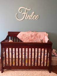 Nursery Name Sign Nursery Wall Decor Wooden Name Wall Etsy Wooden Names Name Wall Decor Nursery Name