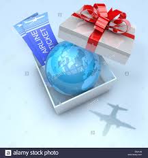 Did you scroll all this way to get facts about flugticket? 3d Darstellung Der Geschenk Box Mit Erde Innen Und Flugtickets Konzept Fur Reisen Tourismus Und Urlaub Vorhanden Stockfotografie Alamy